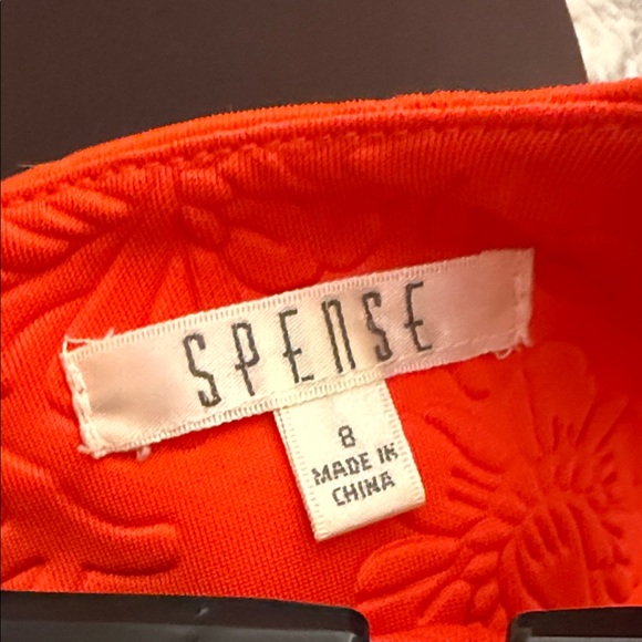 Spense Girls' Bright Orange Sleeveless Fit & Flare Dress - Picture 2 of 3